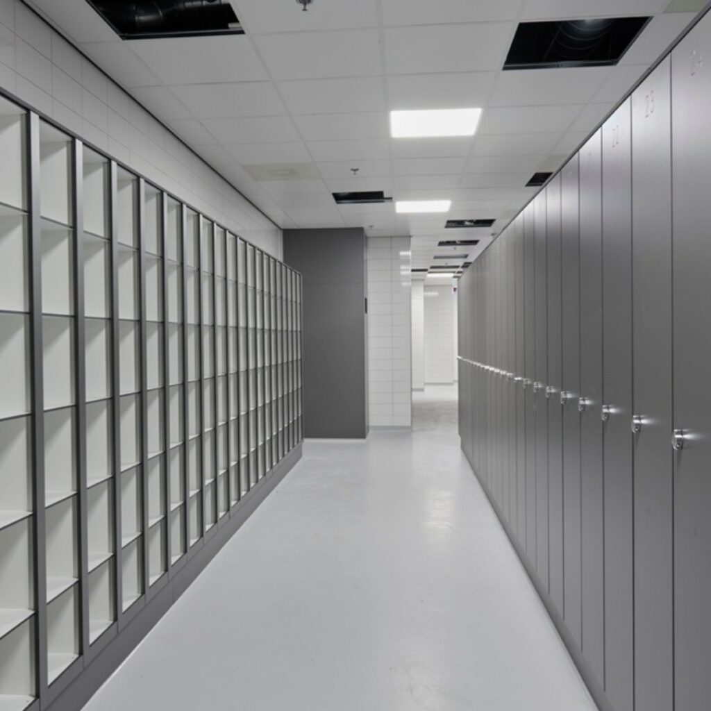 Vacature meewerkend voorman montage interieurbouw - voorbeeld project lockers